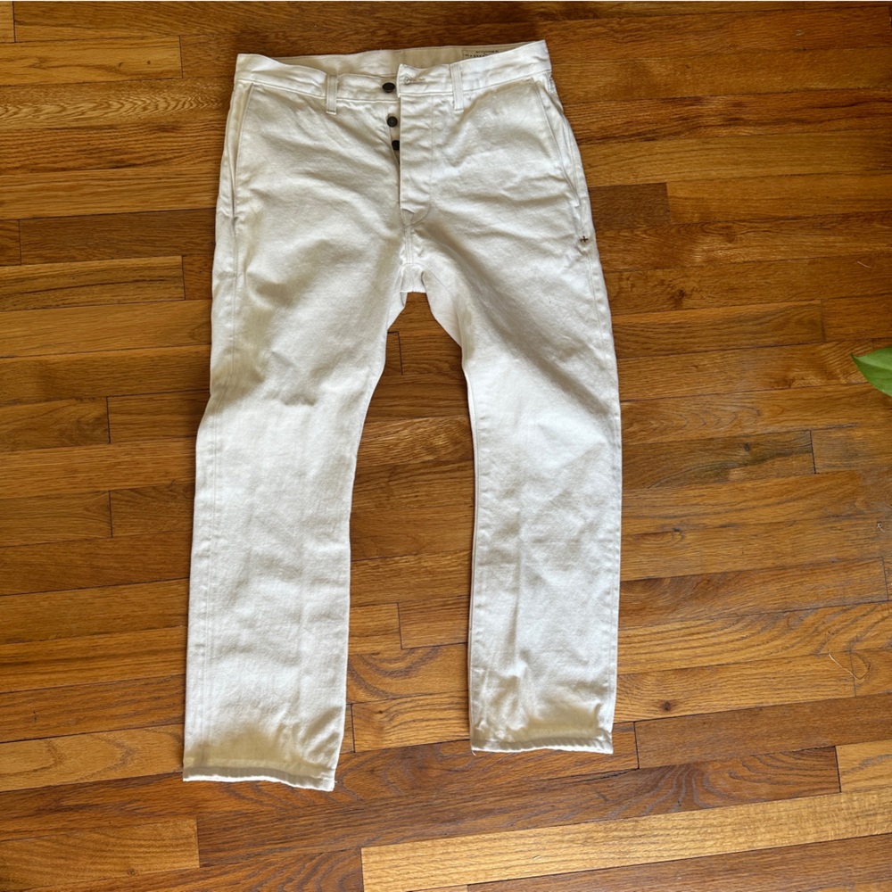 Imogene + Willie Oscar Selvage Jeans - Natural Canvas 30